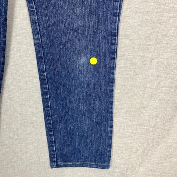 Gloria Vanderbilt High Rise Straight Leg Mom Jeans Sz 8 Average Blue - Picture 8 of 11